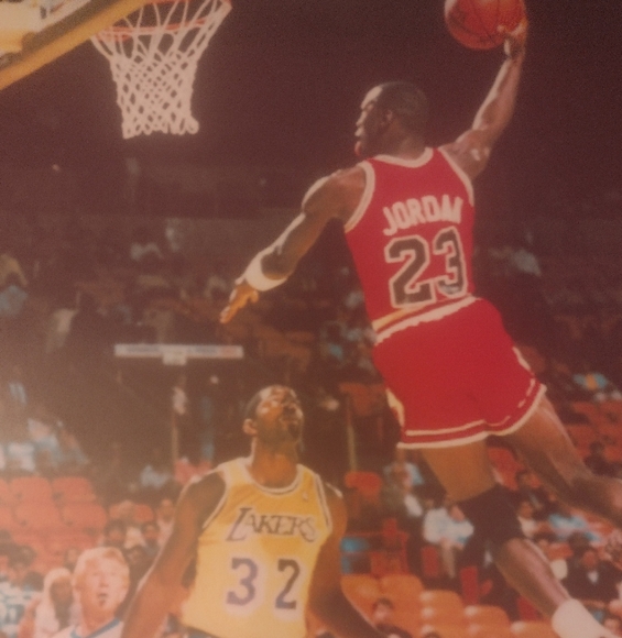 MICHAEL JORDAN 8.5x11 BULLS 1988 VINTAGE SLAM DUNK CONTEST PLUS 5 OTHER POSTERS! - Picture 15 of 16